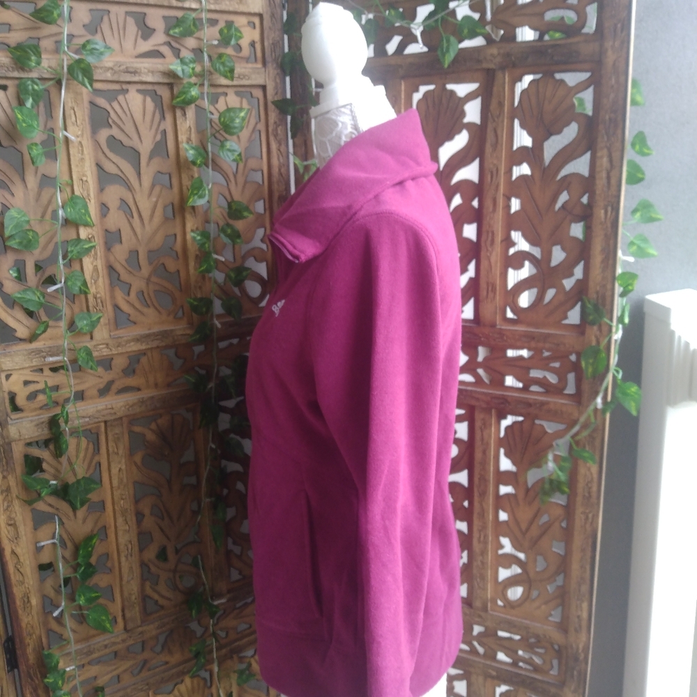 Adidas Golf, Raspberry, Terry Cloth, Collared Jacket - Picture 3 of 5